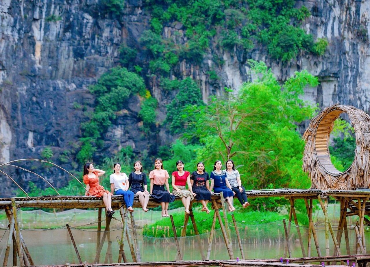 Quoc Khanh Bamboo Homestay Ниньбинь Экстерьер фото