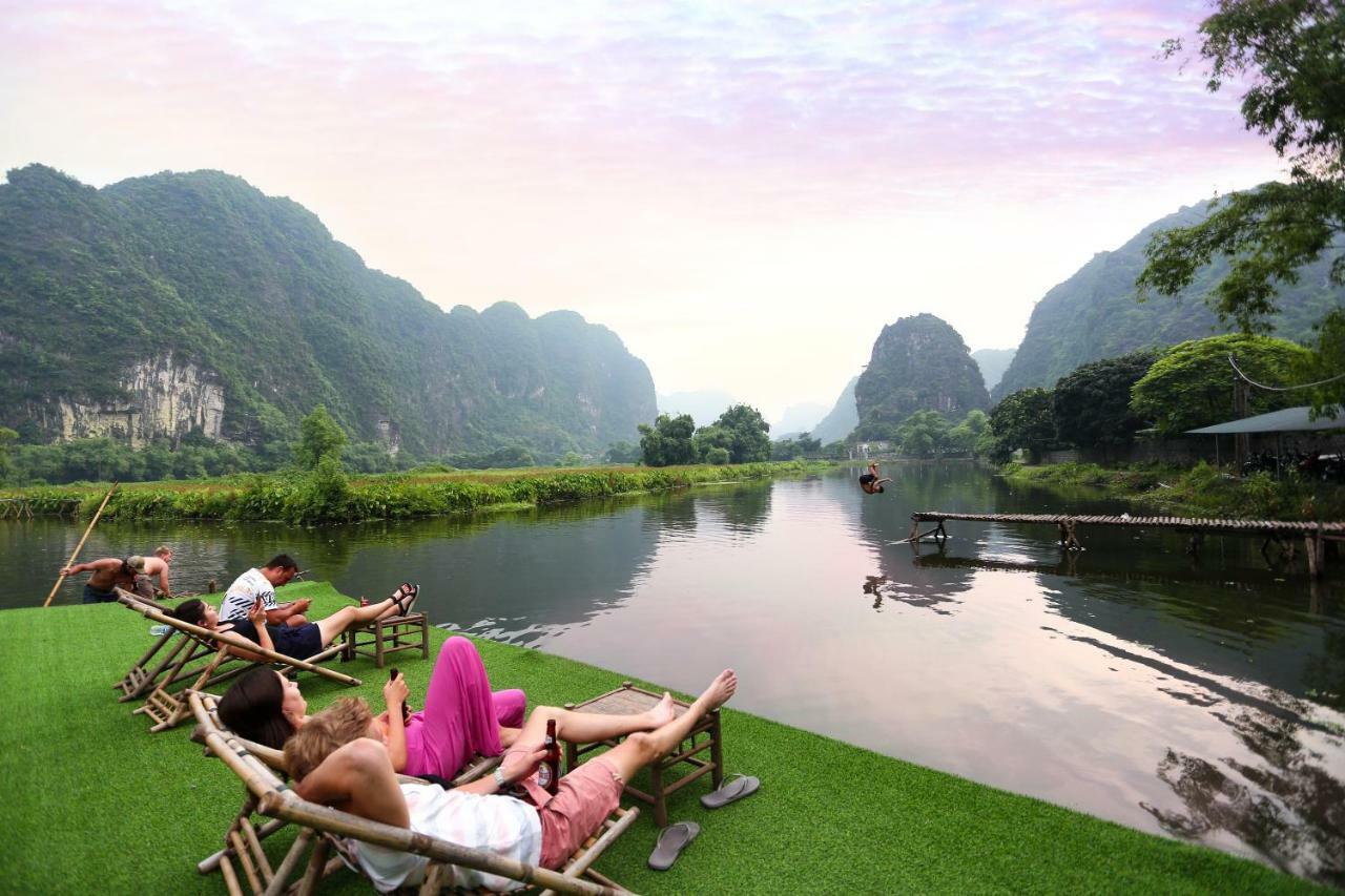 Quoc Khanh Bamboo Homestay Ниньбинь Экстерьер фото