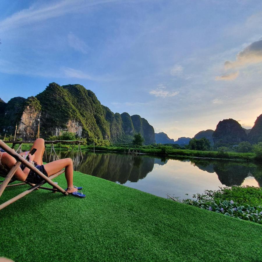Quoc Khanh Bamboo Homestay Ниньбинь Экстерьер фото
